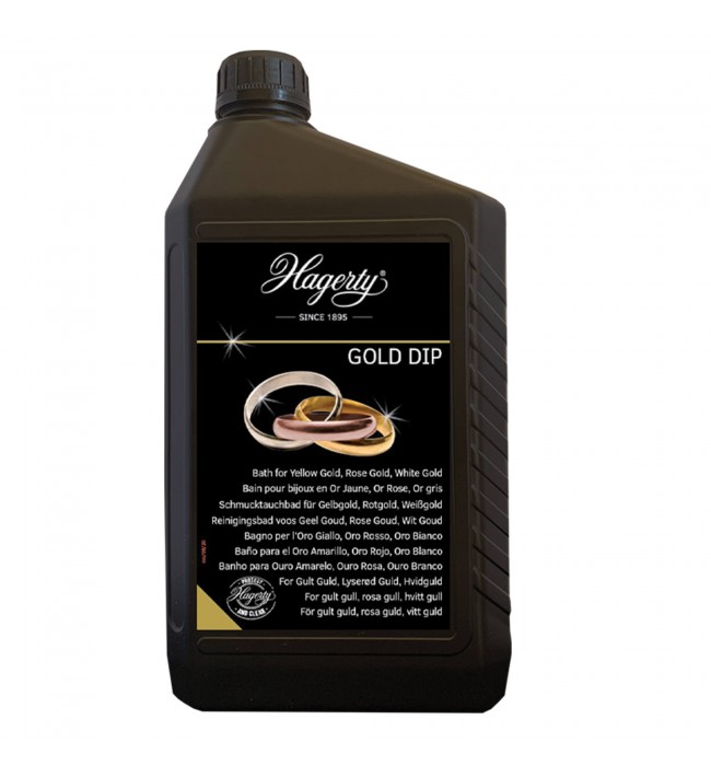 Препарат за почистване на златни бижута, Gold Dip Hagerty, 2 л.