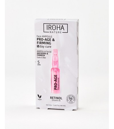 IROHA 5-Дневна антиейдж терапия за лице с Ретинол