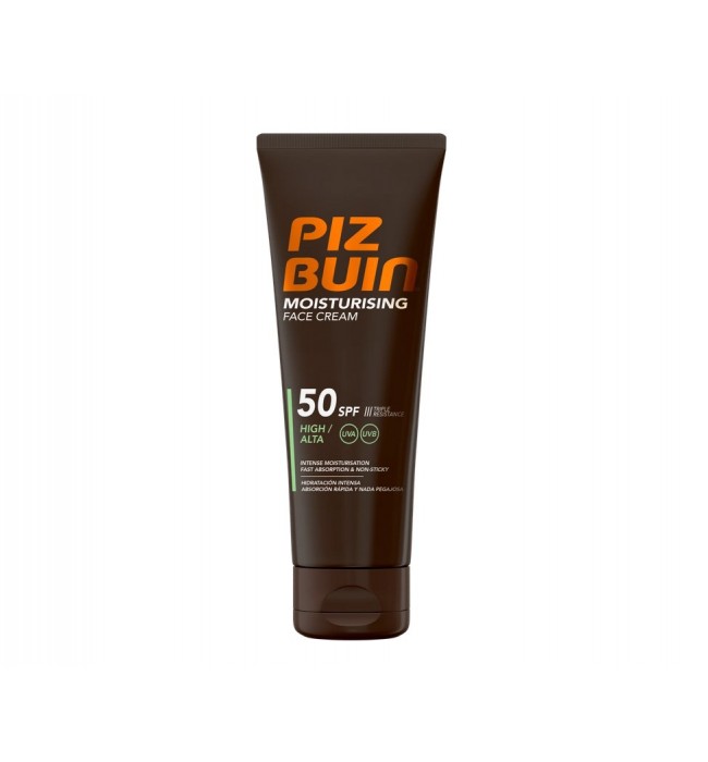 PIZ BUIN Слънцезащитен крем за лице SPF 50,  50 мл.