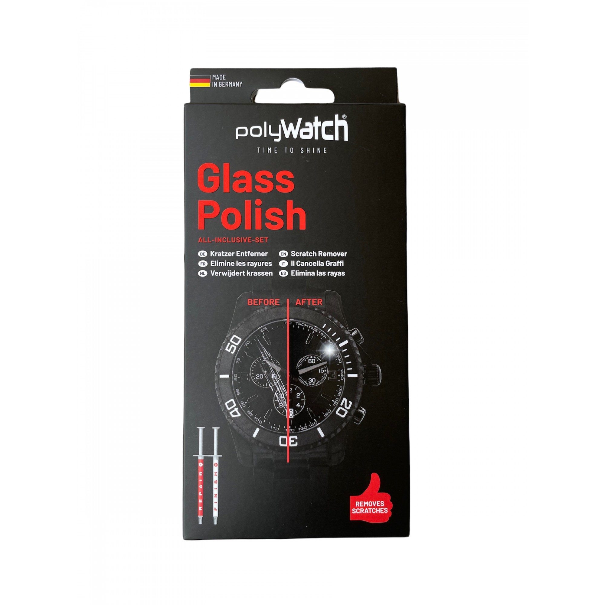 PolyWatch Glass polish, Scratch remover
