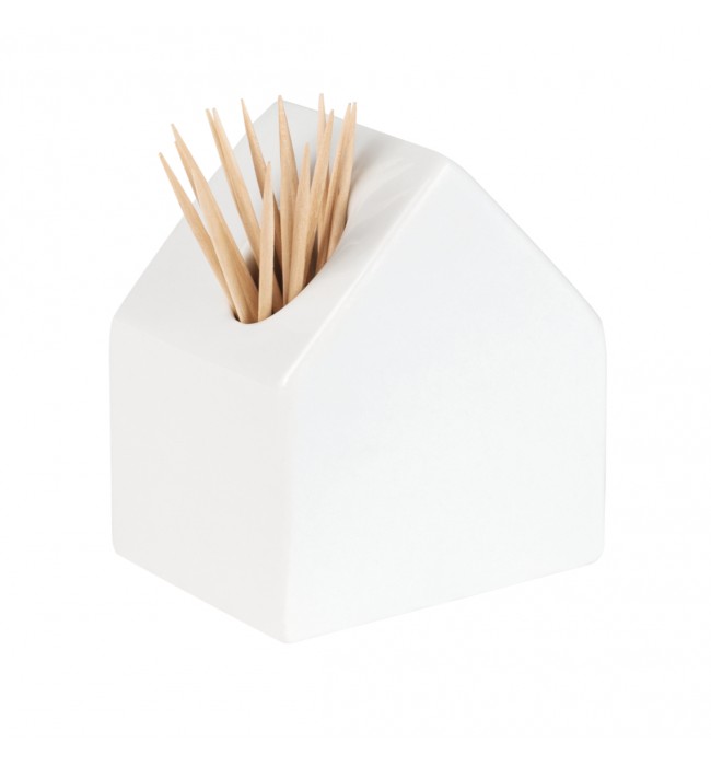 Porcelain house toothpick holder Raeder