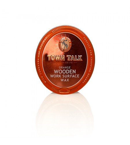 Town Talk Orange wooden work surfac ...