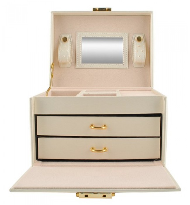 Jewelry box Beautylushh, Beige