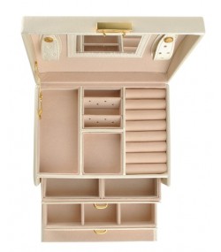 Jewelry box Beautylushh, Beige