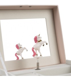 Jewelry box, with unicorn music box