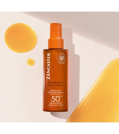 LANCASTER Sun Beauty Fast Tan Optimizer Satin Dry Oil SPF50 150 ml